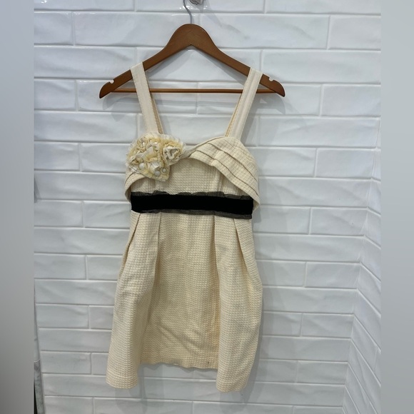 ANTHROPOLOGIE Deletta Cream Breakfasting Dress - Picture 5 of 8